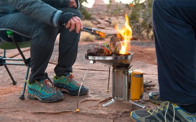 BioLite Campstove 2+ Wood Burning Electricity Generating & USB Charging Camp Stove