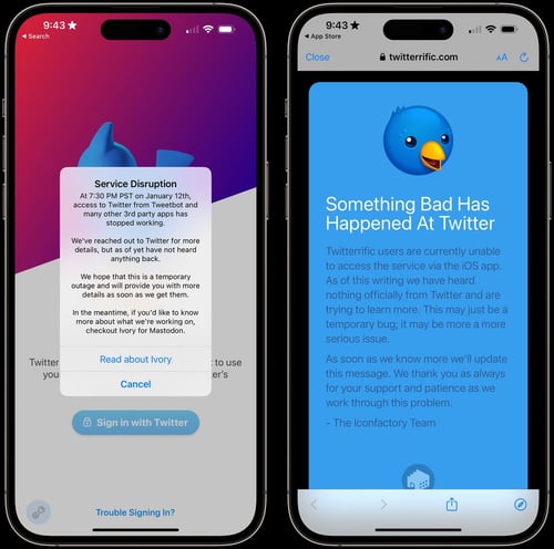 Twitter Intentionally Ends Third-Party App Developer Access to Its APIs