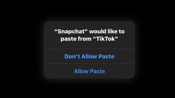 Apple Executive Responds to Annoying iOS 16 Copy and Paste Prompt: 'Absolutely Not Expected Behavior'