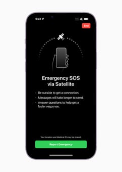 Emergency SOS via satellite available today on the iPhone 14 lineup in the US and Canada